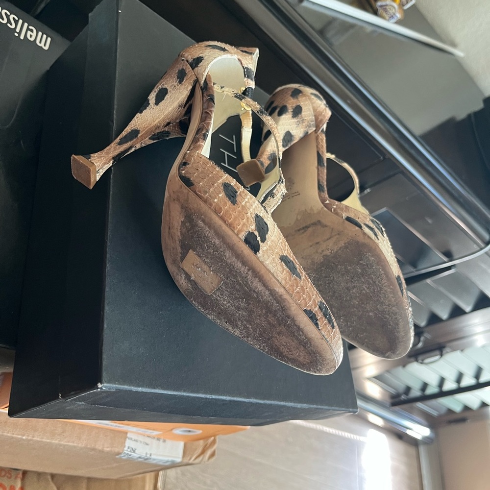 Thakoon Python Desert Storm Heels - image 2